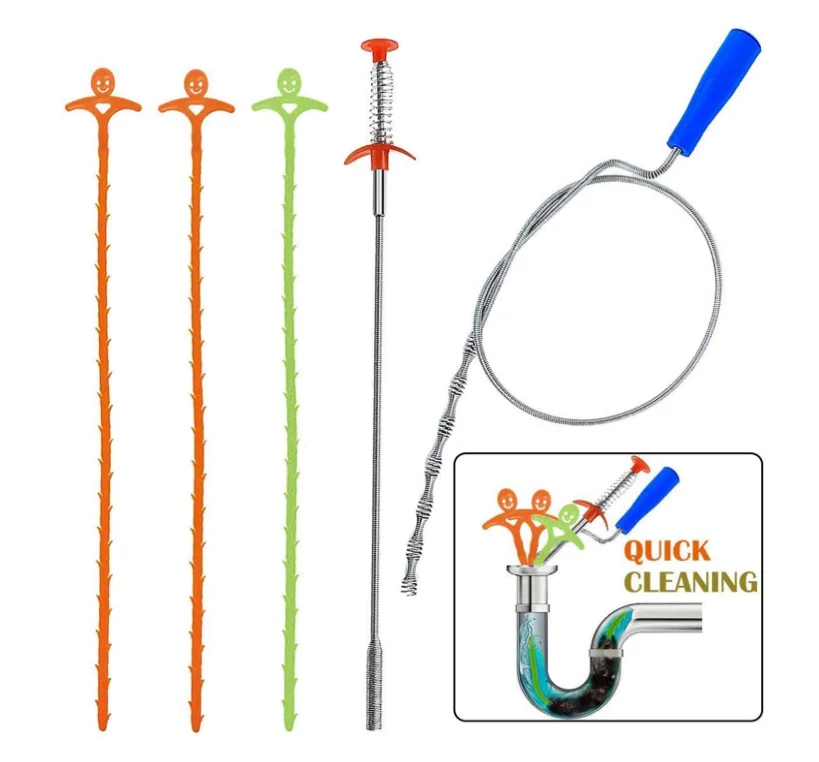 SNAKE SPRING DRAIN CLEANING WIRE SPIRAL