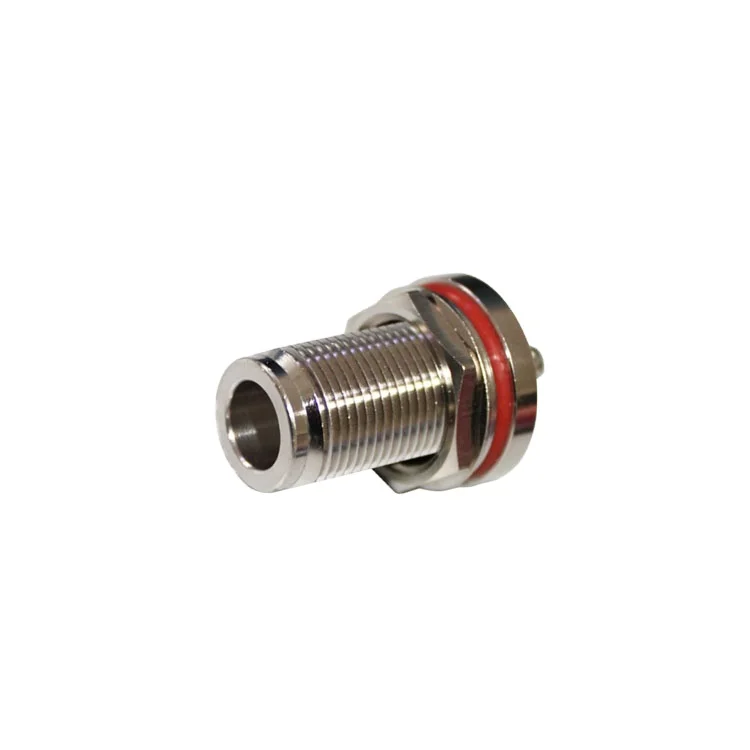 product fast supply n female connector n c ky3 with nut fixed n coaxial connector for rg58 rg142 cables-2