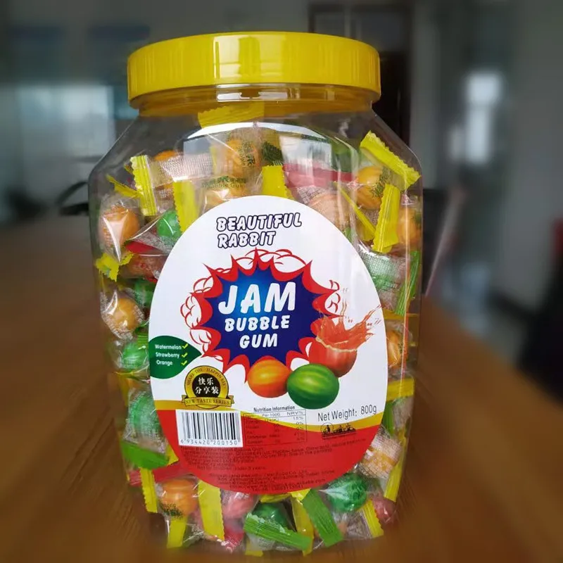 Bubble Gum Single Package Cheap Price Chewing Gum in Bulk Fruity Factory Hot Sale Made in China