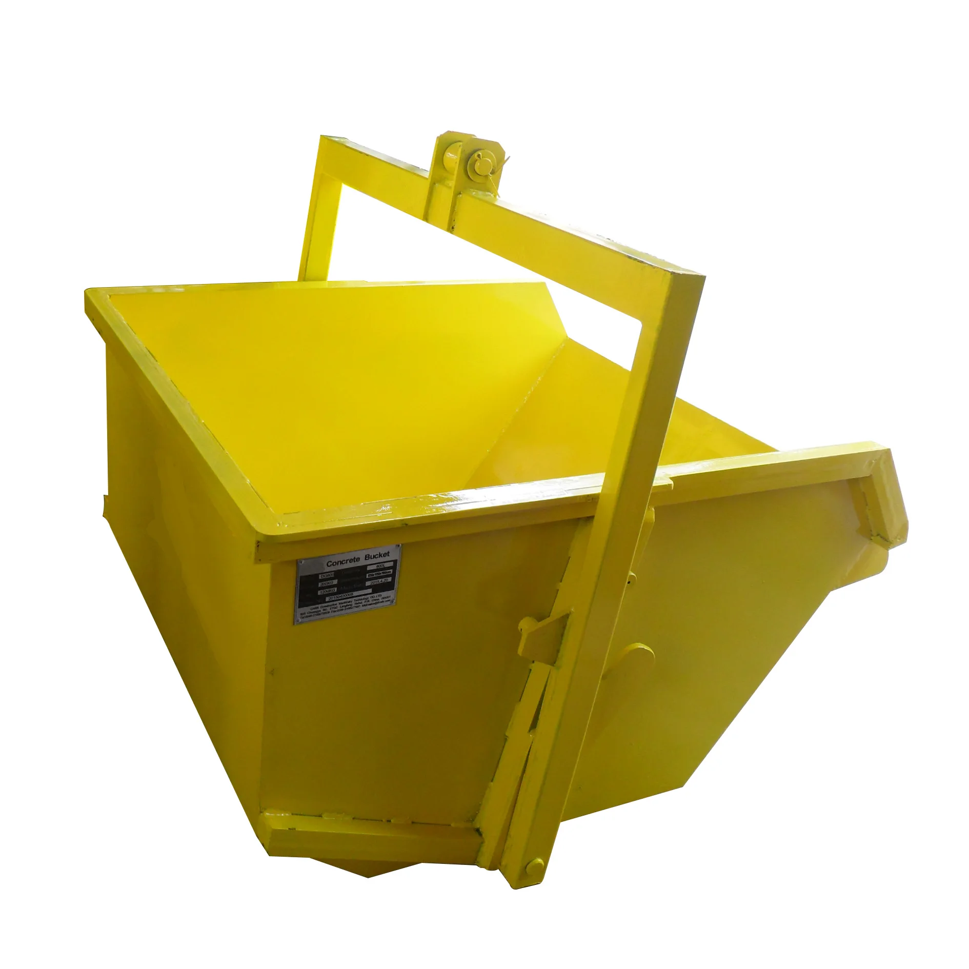 Square Shape Self Transporting Concrete Bucket