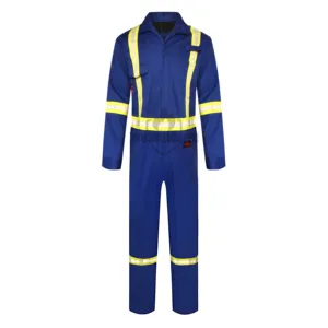 OEM Wholesale Coveralls Workwear Hi Vis Fire Resistant Clothing Flame Resistant FR Safety Work Coverall
