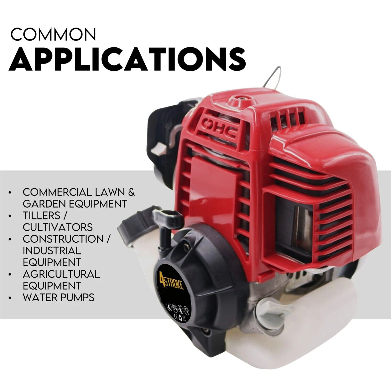 GX25 135F 4 Stroke Engine Motor for Brush Cutter Trimmer Brush Cutter Engine Replace