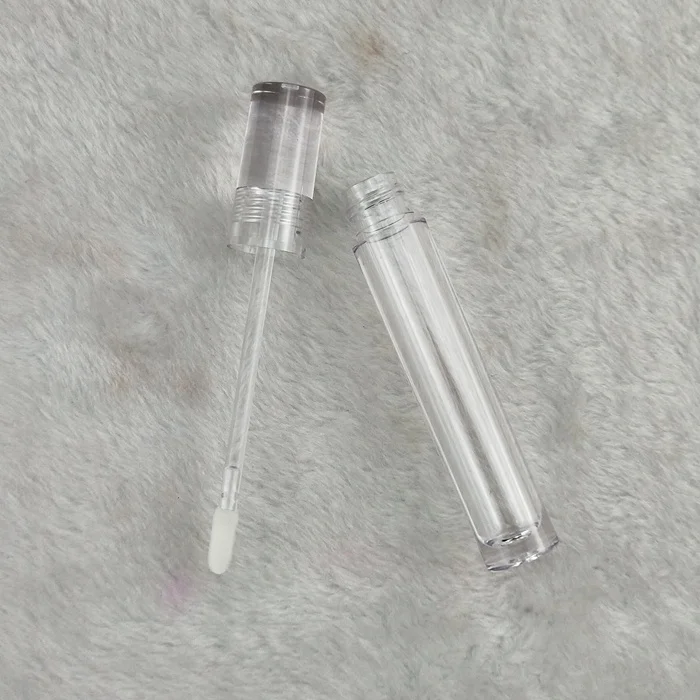 5 Stück 5 Ml Milchglas-Lipgloss-Tuben – Nachfüllbar, Quadratisch, Mit Applikator, Für DIY & Unterwegs