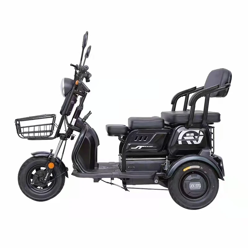 高齢者向けのSAIGE小型500w48v電動三輪車スクーターは、人を運ぶ