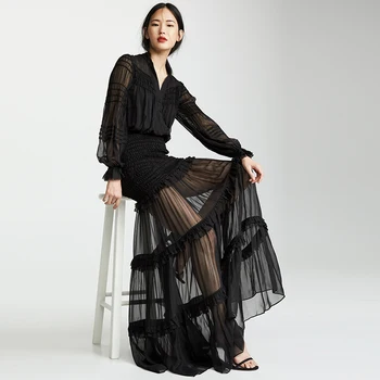 Women's Modest Casual Dresses Embroidered 3D Solid Pattern Breathable Winter Cloth for Club Perfect Night Out Dress Ladies Girls