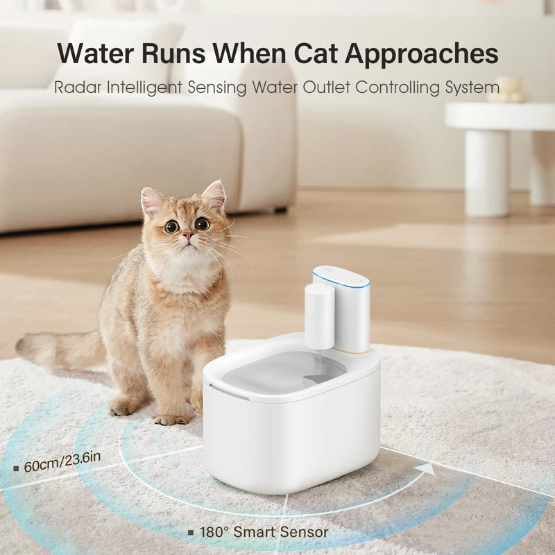 4l Wireless Battery Pet Water Fountain Super Filter Dog Cat Pet Water