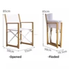 Faux wood grain chair