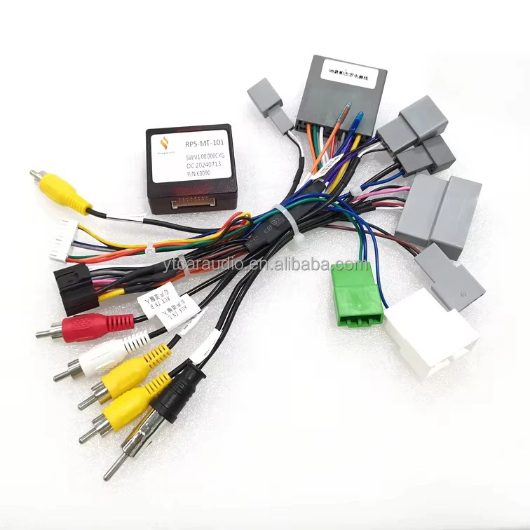 Car Wiring Cable Adapter Canbus Decoder for Mitsubishi OUTLANDER Pajero 2006 Power Wiring Harness With Canbus Box