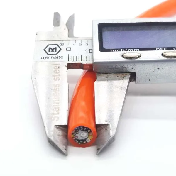 Multicore Flexible CCTV Detection Pipeline Inspection Robot Cable