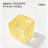 Yellow Glitter Block