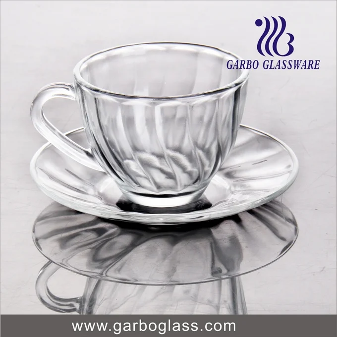 Soucoupes En Verre Transparent - Lot De 4 - 9x9cm - Pour Thé, Café, Snacks - Entretien Facile