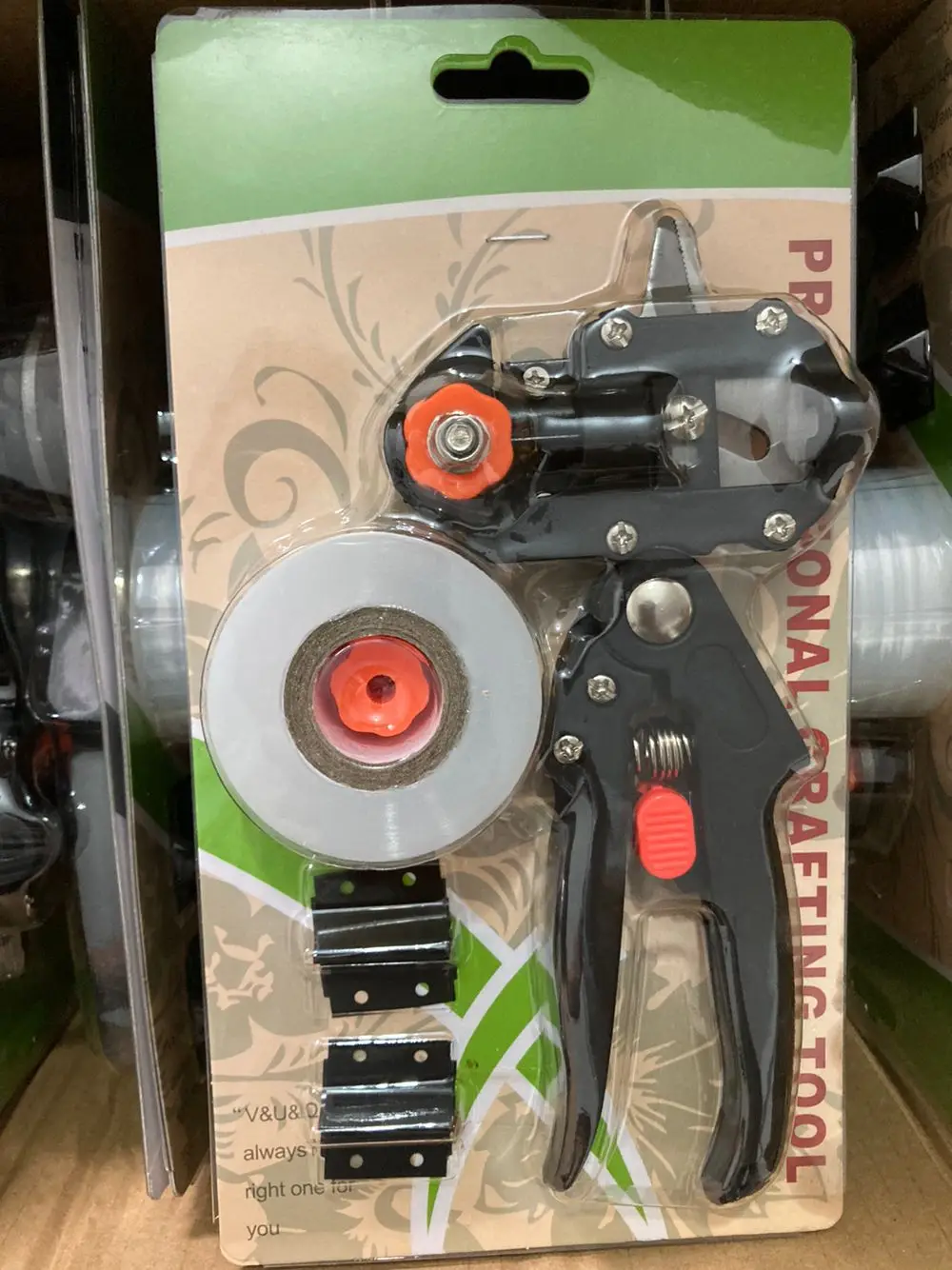 Tree Grafting Machine 2 Blade Secateurs Scissors Anti Slip Grip Tape Garden Tool