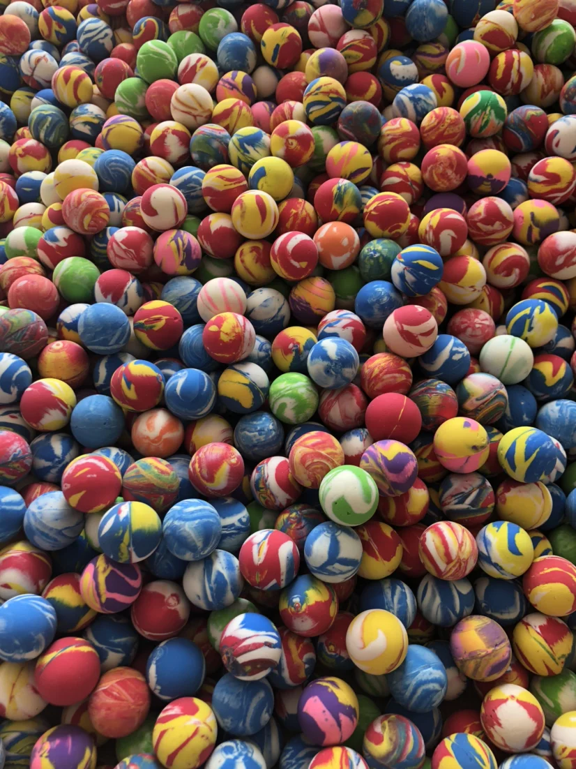 Wholesale Cheap High Bounce 27 Bouncy Balls Mix Bulk Bouncy Ball