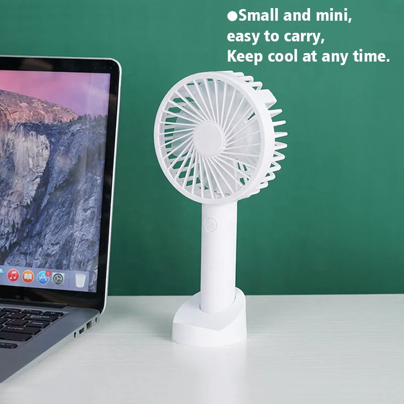 Adjustable 3 Speed Handheld Personal Mini Fan Usb Rechargeable Portable Fan for Office Outdoor Travel