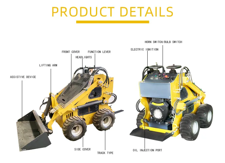 Compact Structure Loader Easy Operation Epa Engine Brand New Runtong ...