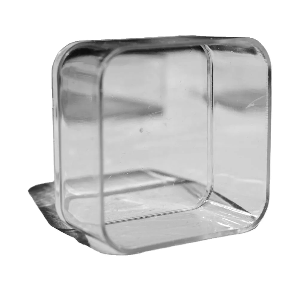Для выведения токсинов 40 шт прозрачности квадратная форма свечи контейнеры для рождественского декора лампы в форме