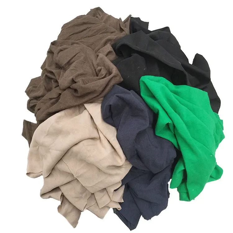Wholesale Factory Fabric Textile Waste Industrial Wiping Rags Mixed ...