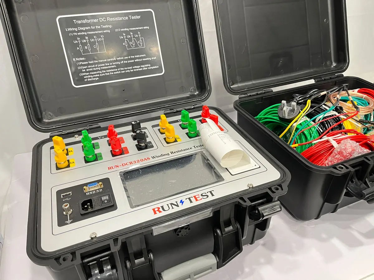 Phase Power Transformer Winding Resistance Meter Channels Dc