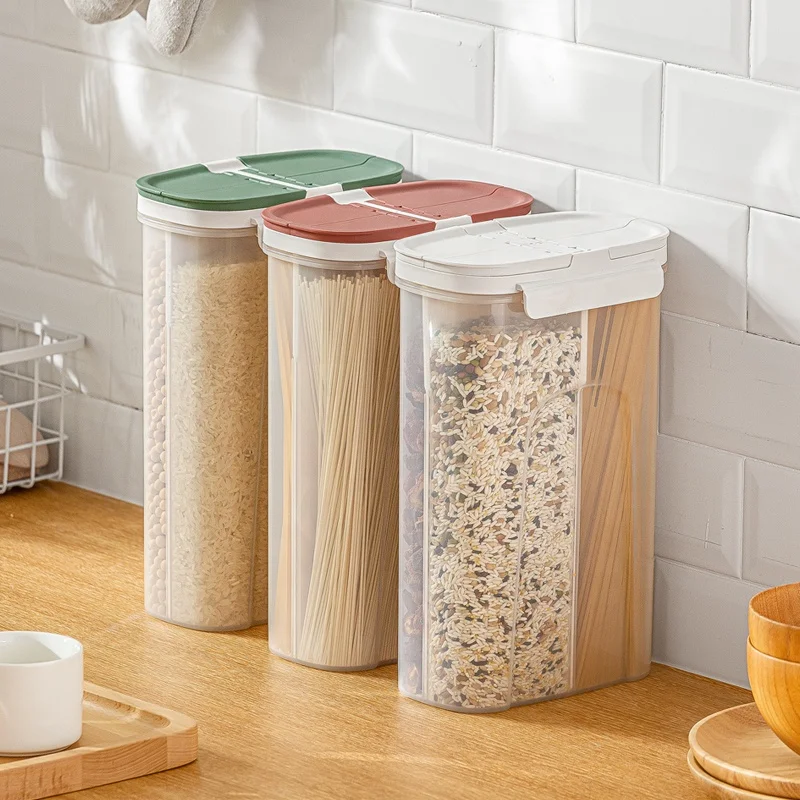 Kitchen Organizer Cereal Box Large Capacity Air-Tight Food Storage