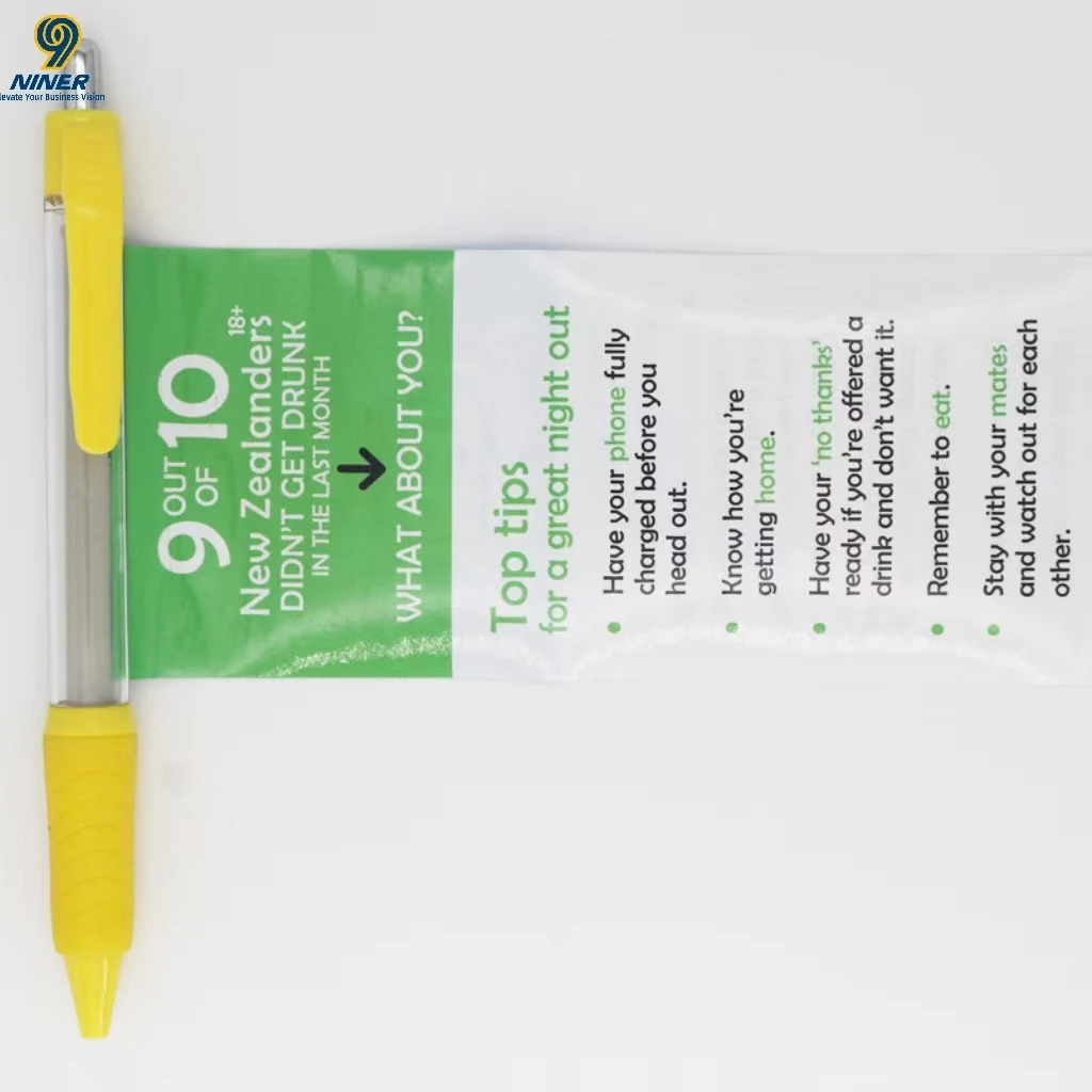 Advertising Paper and Pen Customized Creative Gift Pen Metal Pull Rod Pen Corporate Logo Customization preview 5