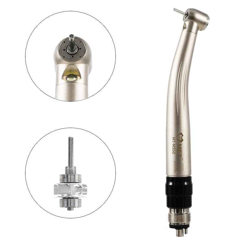 Dental Handpiece Lubricant 45 Degree High Speed Dental Turbine Handpiece – Push Button, 2/4 Hole, For Dental Lab Use Turbina Odontologica Nsk - Foto 6