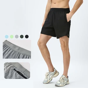 Quick-Drying Ice Silk Sports Shorts for Men and Women Casual Solid Pattern for Summer Outdoor Cycling Hiking Jogging Fitness