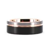 Anello con cupola arcobaleno scanalato