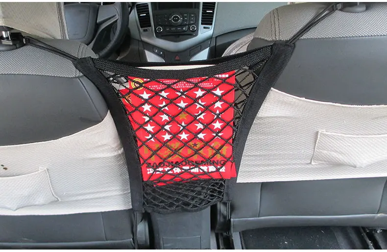 Premium Car Seat Organizer with Elastic Mesh