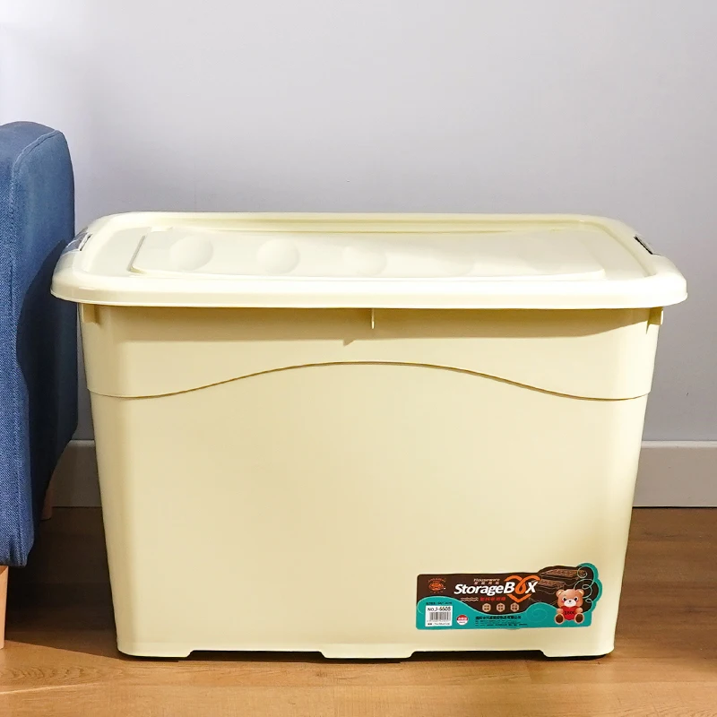 Source Factory Multifunctional Durable Plastic Storage Boxes With Lids and Handles Pp Containers Bin for Bedroom