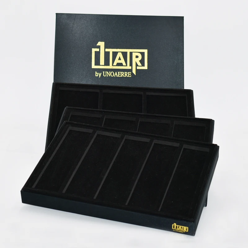 Wholesale Luxury Drawer Customized Packaging Box  Jewelry Packaging Box  for Ring  with Velvet manufacture