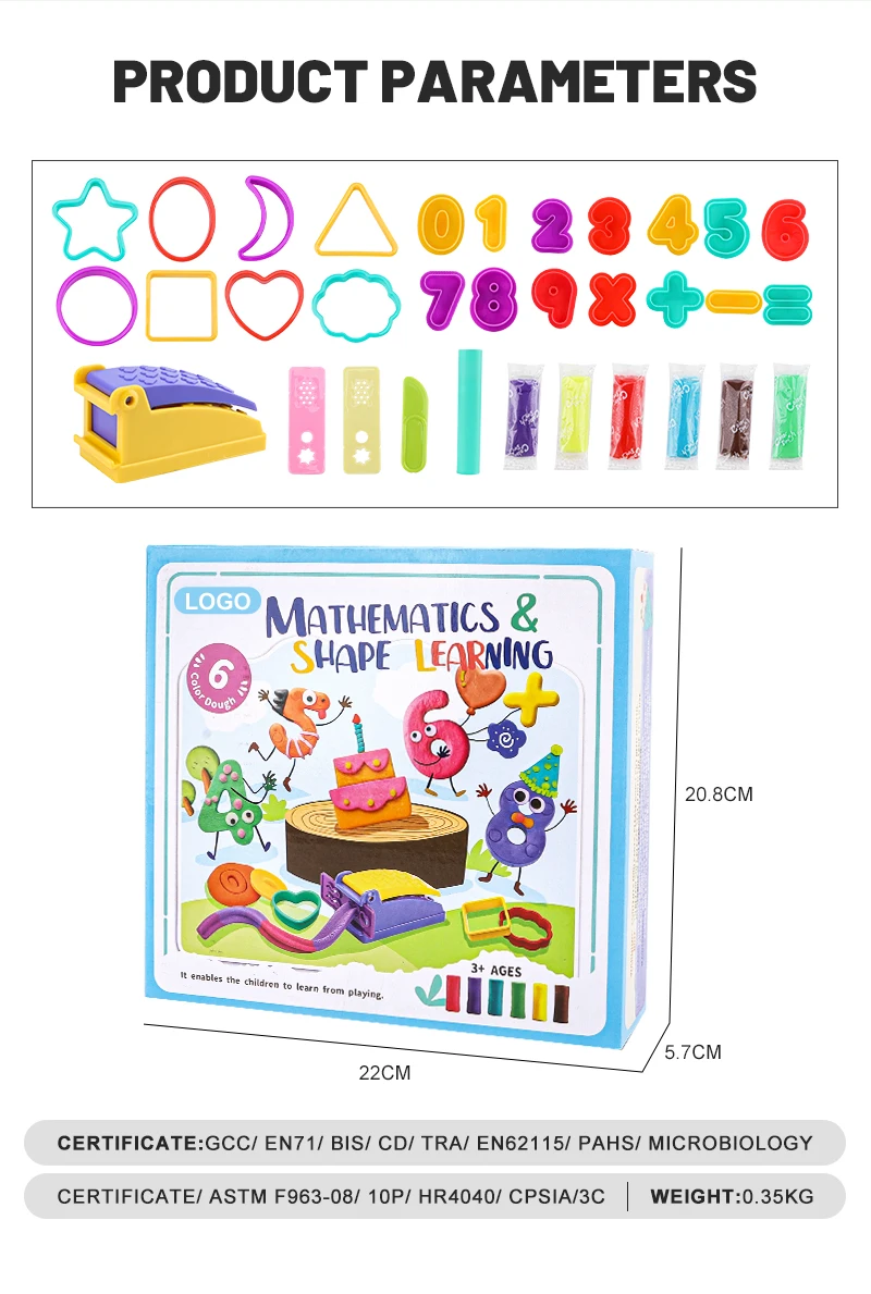 Leemook Wholesale Clay Dough Tools Set & Play Dough Non-toxic Modeling ...