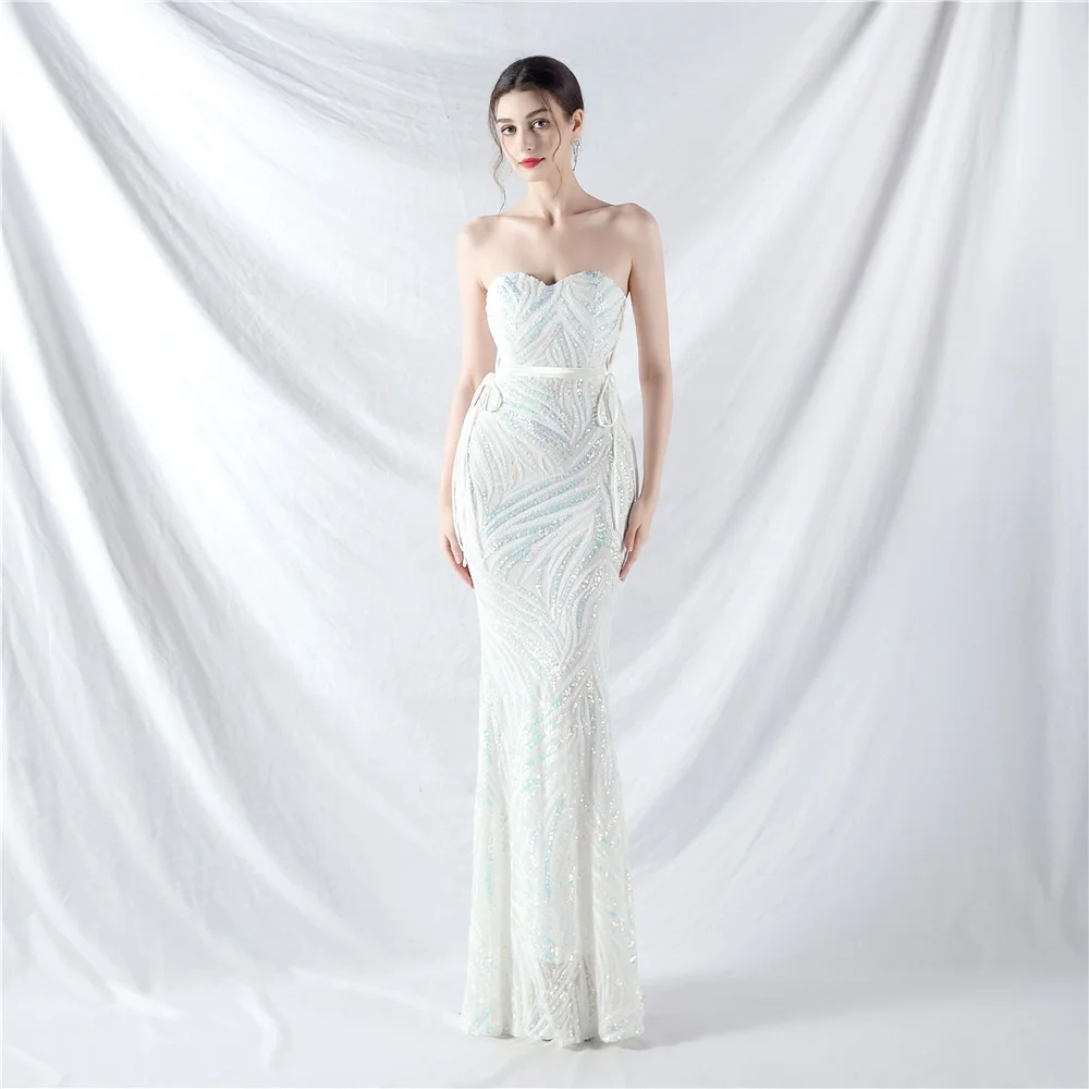 Latest Design Sequined Gold Birthday Dress Gold Dresses Women Party Elegant Gold Dress Ball Gown