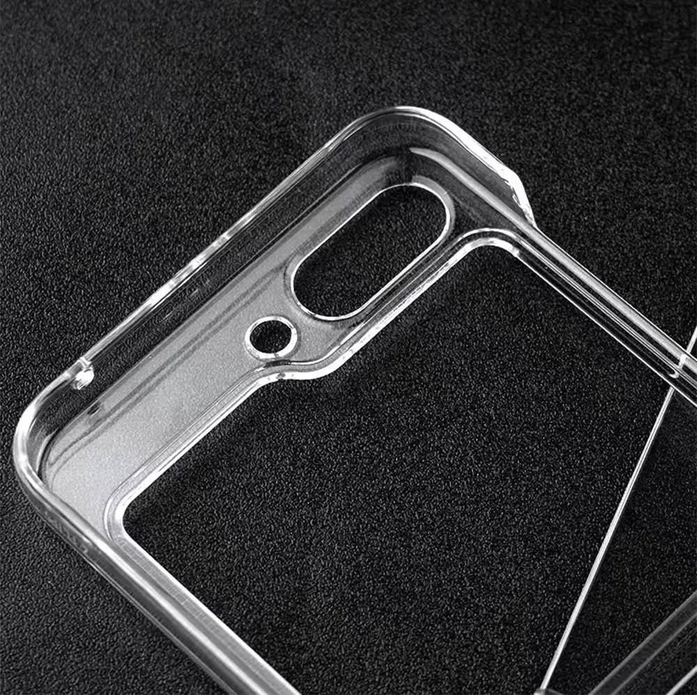 Pc Phone Case For Samsung Galaxy Z Flip5 Flip4 Flip3 5G Flip High Quality Transparent Fold Luggage Mobile Cases SJK122 Laudtec factory