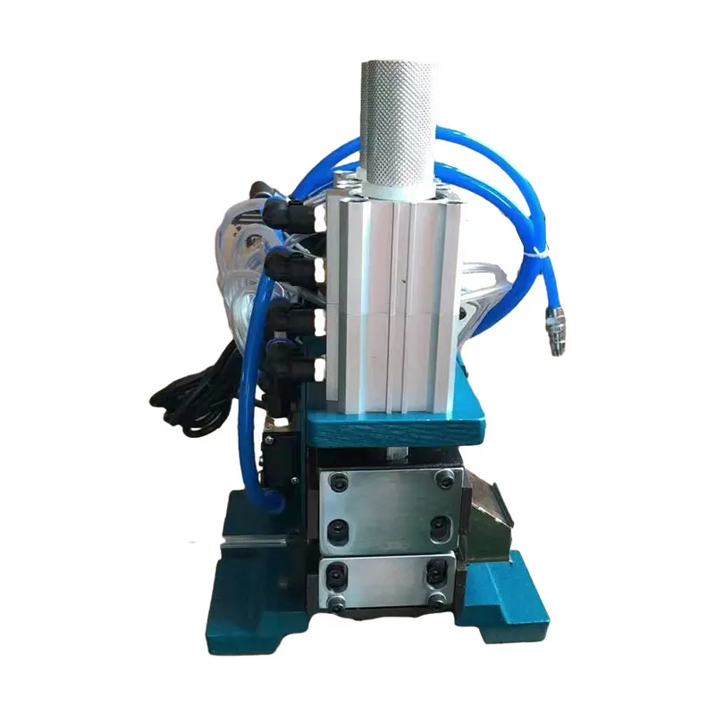 Multicore Wire Pneumatic Cable Stripping Machine Semi-Automatic 220V ...