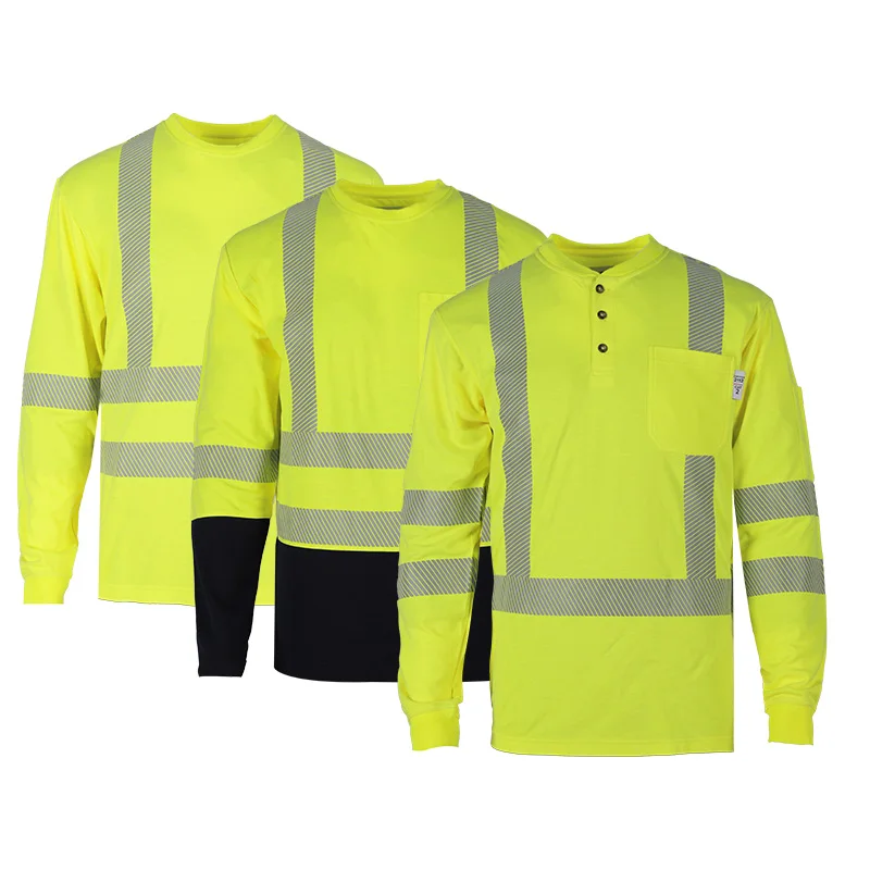 Wholesale High Visibility Breathable Welding Clothes Long Sleeve Fr Welding Reflective Cat2