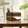 Walnut wood-tv tissue box