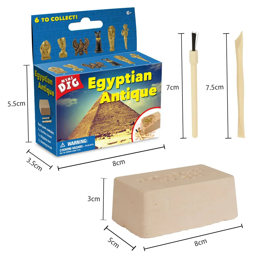 2022 детские игрушки онлайн STEM образовательный мини Египетский Античный Набор для детей оптом в наличии