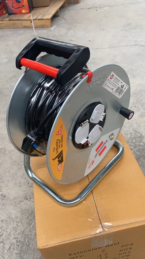 50m Cable Reel Extension Reel Electrical Retractable Cable Reel - Buy ...