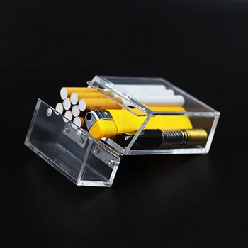 Customized Clear Acrylic Cigarette Case Box