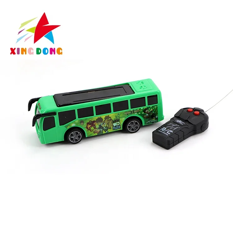 cheap price front and back remote control tour bus car toys with 3d lights toys R/C toys cars