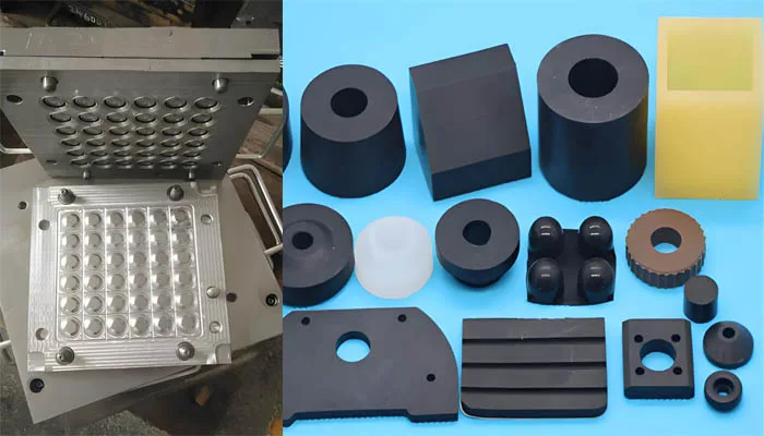 Rubber Compression Molding Moulds PU Silicone NBR SBR EPDM Rubber Mold ...