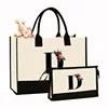 Black letter flower d