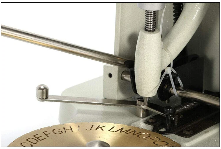 Standard Letter Block Dial Manual Inside Ring Marking Engraving Machine
