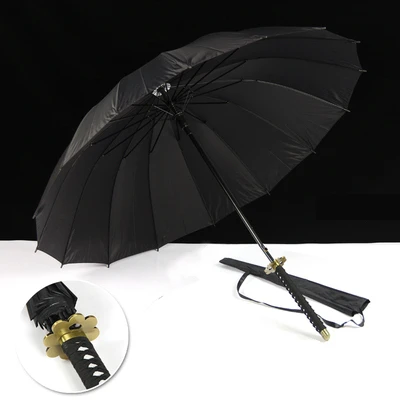 One Piece Roronoa Zoro Automático Katana Guarda Chuva Creative Rain Women  Men Samurai Sword Ninja Knife Guarda Sol À Prova De Vento H1221 De $170,08