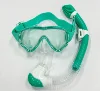 Green cloth headband style - transparent silicone