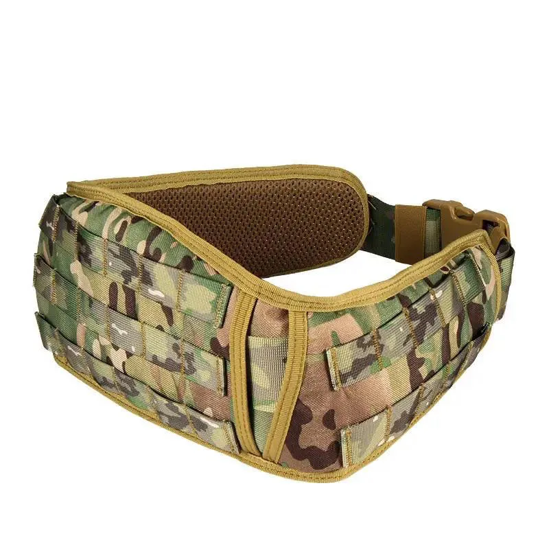 Breathable Adjustable Padded Pouch Multifunctional Waist Bag Duty Outdoor Belt Tactical Utility Belt with Holster
