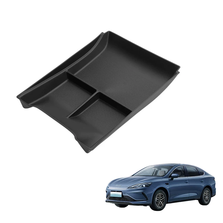 Maremlyn Car Central Control Lower Storage Box for BYD Seal 05 DMI TPE Plastics Armrest Center Console Organizer Interior Accessory