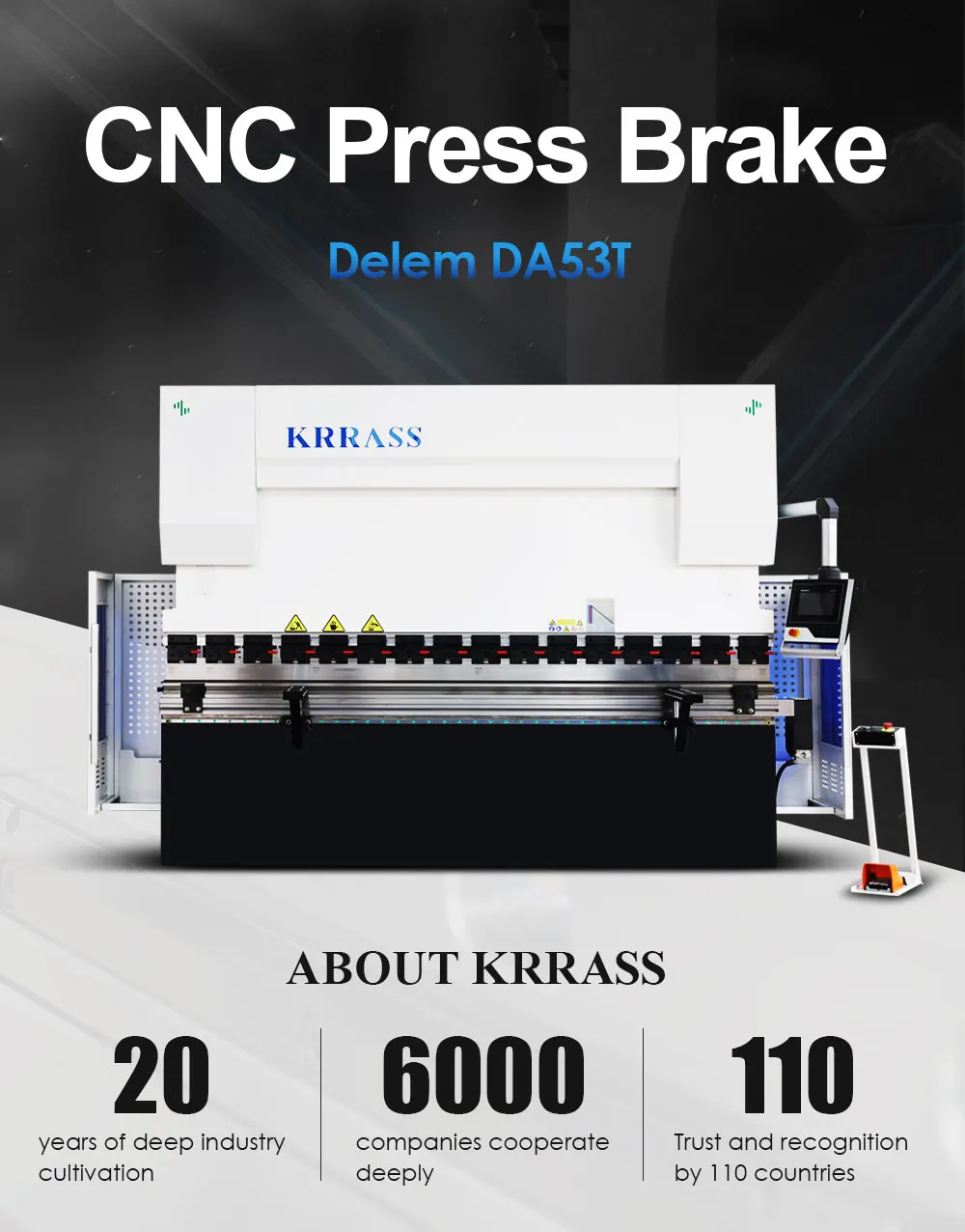 Krrass Press Brake Cnc Press Brake 400 Tons X3200mm Bending Machines