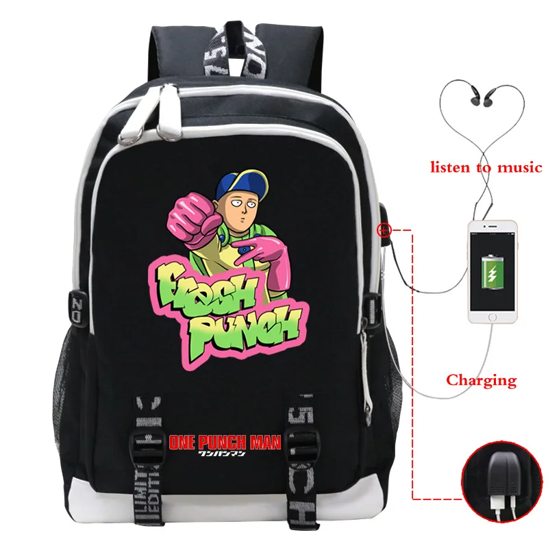 One punch man bookbag hotsell