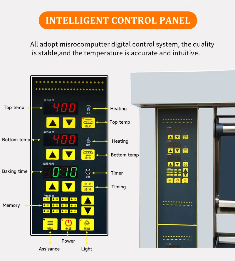 High Quality Horno Electric 1 2 3 Deck Oven Baking Shop Machines Bakery